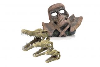 Aquariumdecoratie schedels, fossielen & skeletten