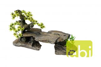 EBI Aqua Della stenen brug met bonsai