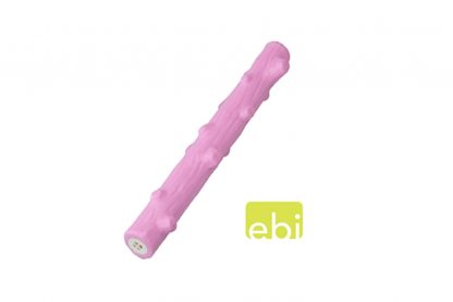 EBI rubberen stick met smaak roze