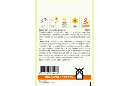 Oranjeband Zaden delphinium consolida Gemengd