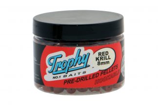 Trophy Pre-Drilled Pellets red krill